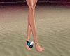 Toe blue butterfly