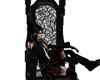 black vein throne chair