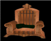 Rustic Wooden Throne