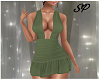 Mini Green Dress