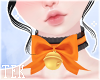 [T] Pumpkin Neko collar