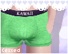 ▼ Kawaii Boxers :Green