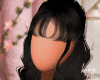 gabrielle black + bangs