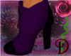 [D] Purple Leather Boots