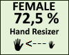 Hand Scaler 72,5% Female