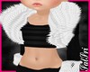 Black n White Fur Jacket