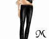 [M] Black Leather Pant
