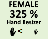 Hand Scaler 325% Female