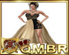 QMBR Gown Gold Rose Cors