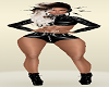 Rocker Black Leather Shorts