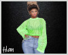 Lime Green Sweater