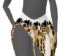 Cheetah Print Slit Skirt