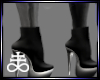 Silver lining heels