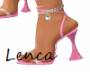 Pink Locked heels