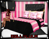 D* Pink and Black Bed