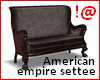 !@ American 1903 settee 