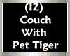 (IZ) Couch wPet Tiger