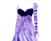 Purple,Stripe Dress