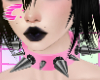 c: spiked collar pink