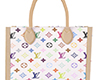 lv white monogram tote