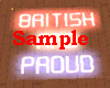 GL-British neon sign