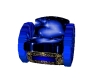 {K} Blue Cuddle Chair