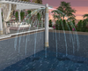 Romantic Pool Fountain
