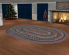 Oval Multicolored Rug