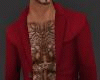 WineRed Full Suit,Tattoo
