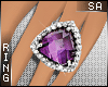 [SA] Purple Gem Ring