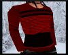 M/ Red Sweater Top