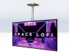 Space Lofi hanging TV