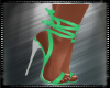 Mint Tie Up Stilletos