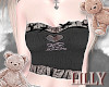 Ange ribbon heart black