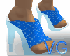 Blue Polkadot Shoes