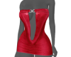 Draped Mini Dress RED