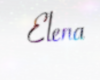 Elena rainbow sign