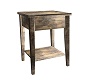 Poseless Wood End Table