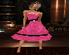 Pink Ruffle Swing Dress