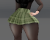green plaid skirt