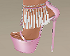 Pink Fringed Sandals