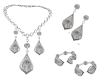Alana-Gray Jewelry Set