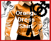 Orange Dress Shirt w/Tie