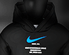 Swoosh Hoodie Blue