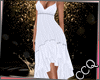 [CCQ]White Flare Dress