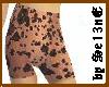 leopard tight shorts