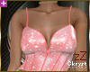 cK Zany Corset Gown Pink