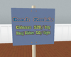 Beach Rental Sign