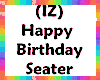 (IZ) Happy B-Day Seater