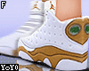 13's gold kicks 2020 F